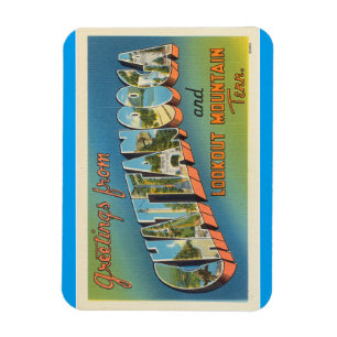 Magnet Flexible Le Tennessee, Chattanooga, aimant de montagne de