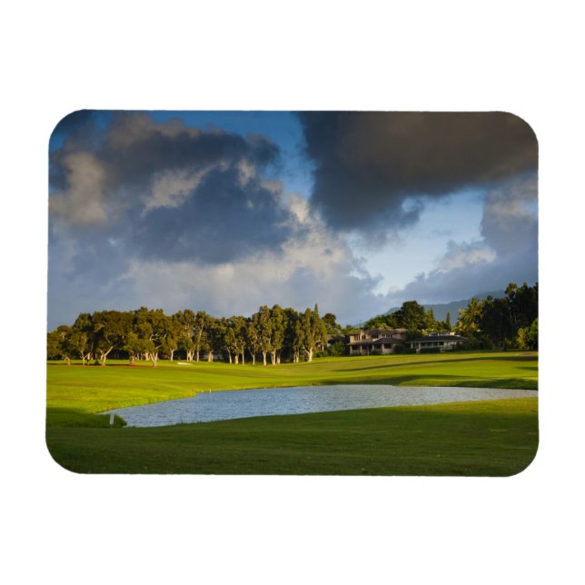 Magnet Flexible Le terrain de golf Makai à Princeville (Horizontal)