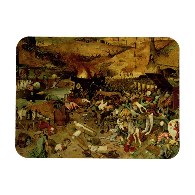 Magnet Flexible Le triomphe de la mort, c.1562 (huile sur panneau) (Horizontal)