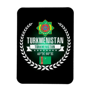 Magnet Flexible Le Turkménistan