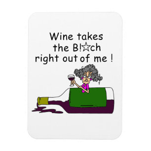 Magnet Flexible Le Vin M'A Mélangé