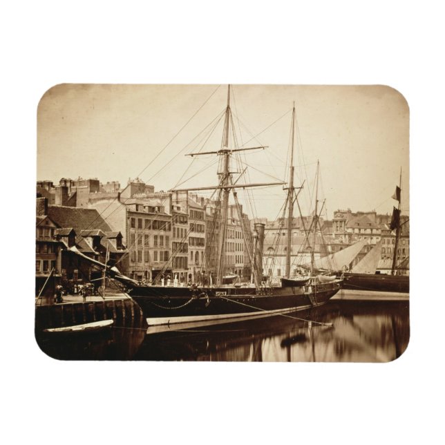 Magnet Flexible Le Yacht impérial "La Reine Hortense" au Havre (Horizontal)