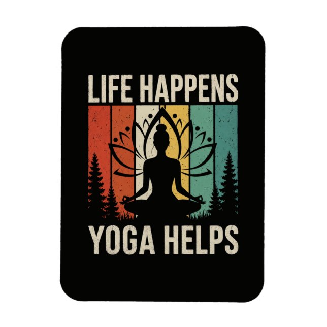 Magnet Flexible Le Yoga Aide à Vivre  (Vertical)