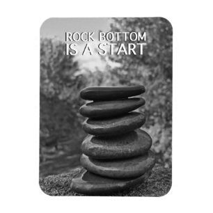 Magnet Flexible Le zen lapide la motivation du fin fond inspiré