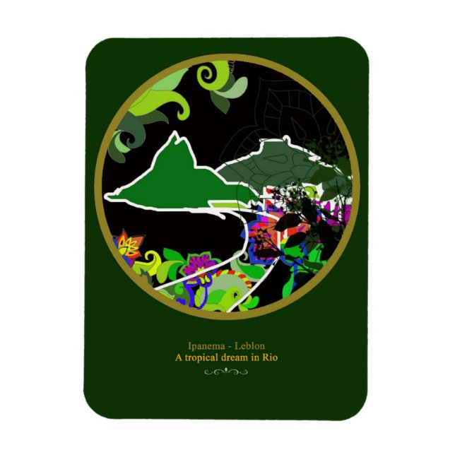 Magnet Flexible Leblon - Rio de Janeiro (Vertical)