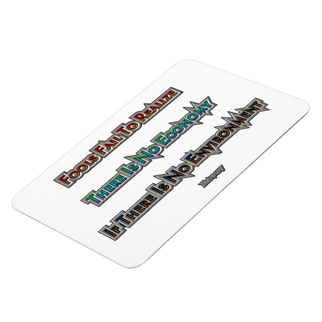 Magnet Flexible L'économie contre l'environnement (Côté Gauche)