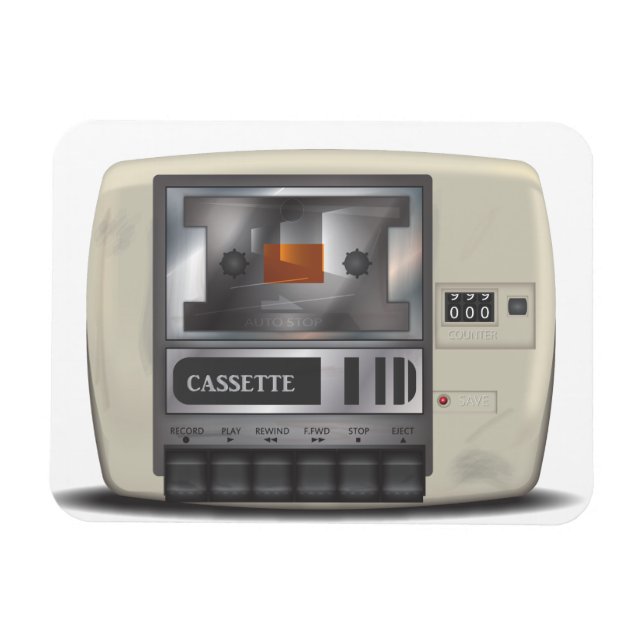 Magnet Flexible Lecteur de cassette (Horizontal)