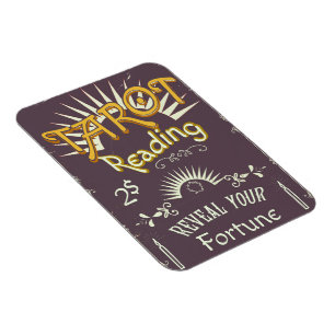 Magnet Flexible Lecteur de tarot impression vintage