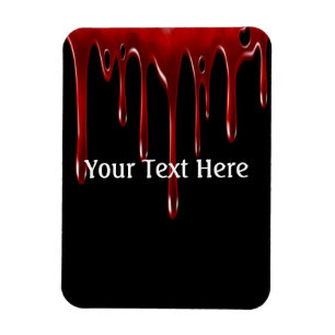 Magnet Flexible Lecteurs de sang tombés Noir