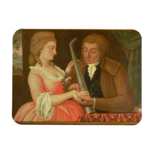 Magnet Flexible Lecture de la Palme (huile sur toile)