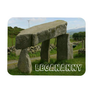Magnet Flexible Legananny Dolmen, Megalith, Irlande du Nord