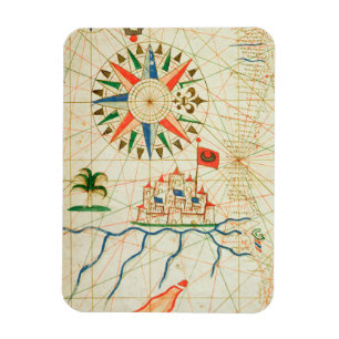 Magnet Flexible L'Egypte, la rivière le Nil et le Caire