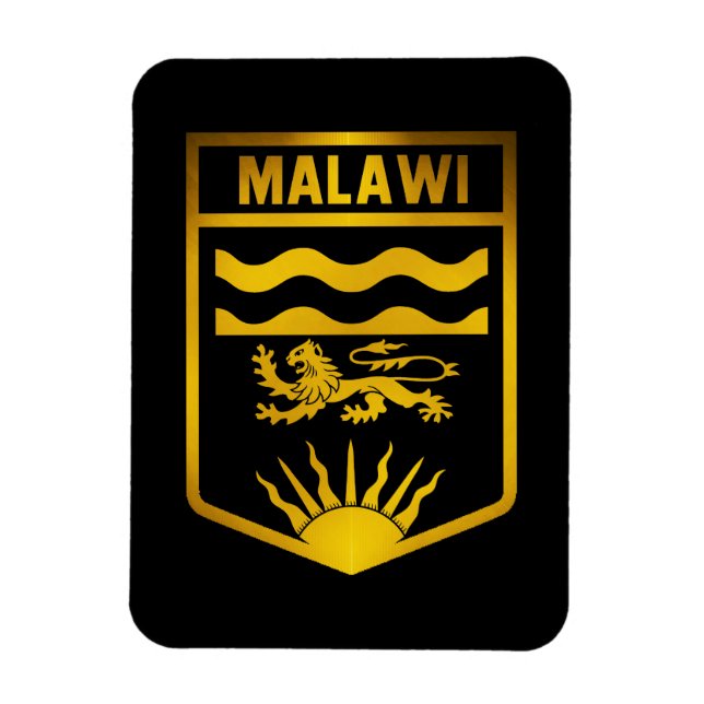 Magnet Flexible L'emblème du Malawi (Vertical)