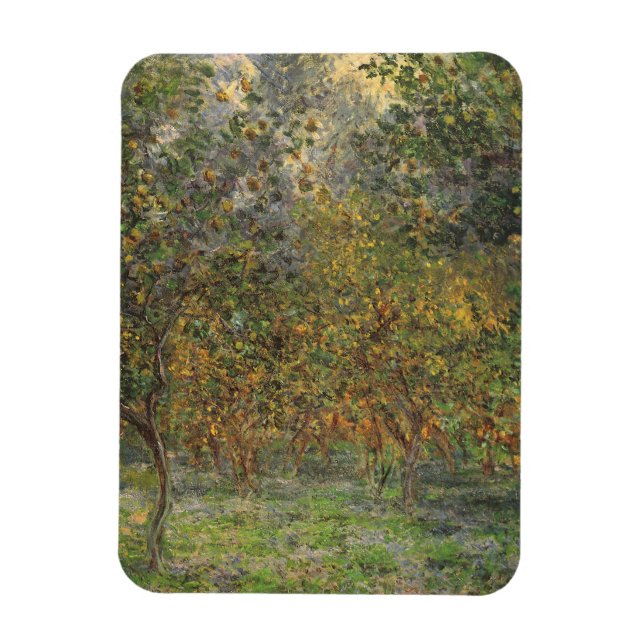Magnet Flexible Lemon Grove à Bordighera par Claude Monet (Vertical)