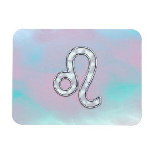 Magnet Flexible Leo Zodiac Connexion Pastels Style Nacre Imprimer