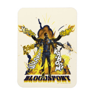 Magnet Flexible L'équipe du suicide   Graphique d'action Bloodspor