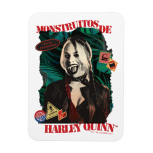Magnet Flexible L'équipe du suicide   Harley Quinn Winking
