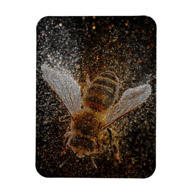 Magnet Flexible Les abeilles tombées sont magiques (Vertical)