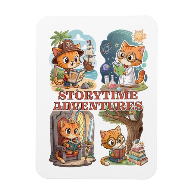 Magnet Flexible Les Adventures de Storytime (Vertical)