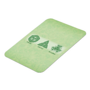 Magnet Flexible Les amis religieux irlandais prient et bénédiction