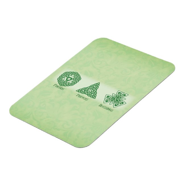 Magnet Flexible Les amis religieux irlandais prient et bénédiction (Côté Gauche)