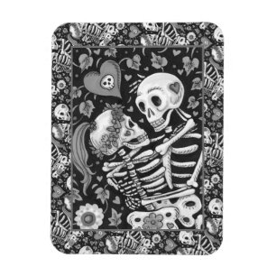 MAGNET FLEXIBLE LES AMOUREUX DE LA IVY, LES SQUELETTES SWETHEART E