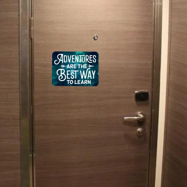 Magnet Flexible Les Aventures Sont Le Meilleur Moyen D'Apprendre (Créateur téléchargé)