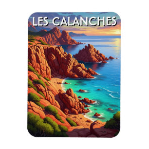 Magnet Flexible Les Calanches France Corse Voyage