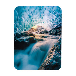 Magnet Flexible Les cascades Glacier de Vatnajokull, Islande ori