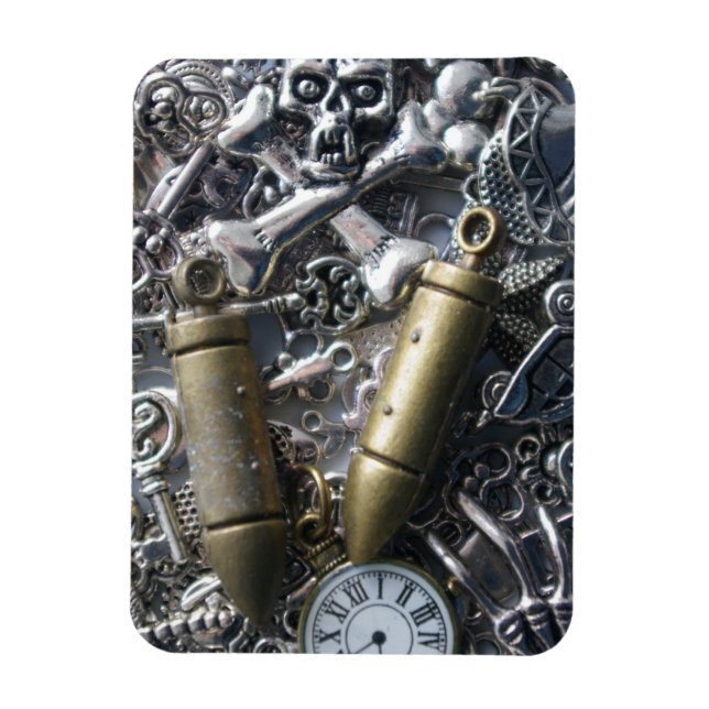 Magnet Flexible Les charmes du Steampunk (Vertical)