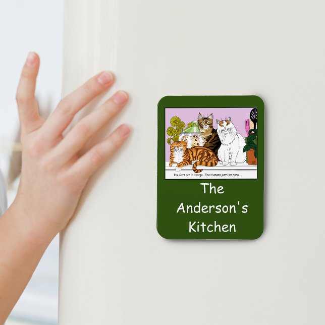 Magnet Flexible Les chats sont en charge (Créateur téléchargé)