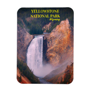 Magnet Flexible Les chutes inférieures du parc national Yellowsto