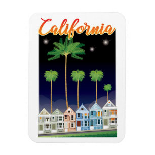 Magnet Flexible Les dames peintes la nuit San Francisco