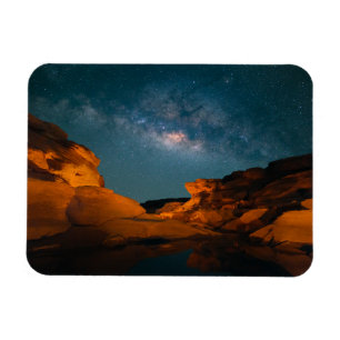 Magnet Flexible Les déserts Sam Pan Bok Night time Thaïlande