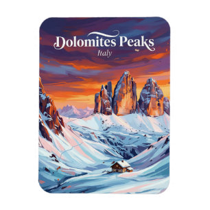 Magnet Flexible Les Dolomites Italie