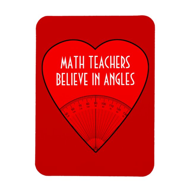 Magnet Flexible Les Enseignants En Mathématiques Croient Aux Angle (Vertical)