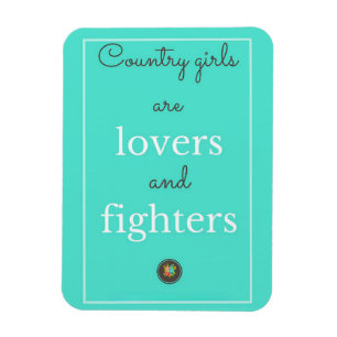 Magnet Flexible Les filles de la campagne sont des amoureuses et d