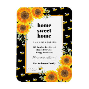 Magnet Flexible Les fleurs de soleil bourdonnent abeilles nouvelle