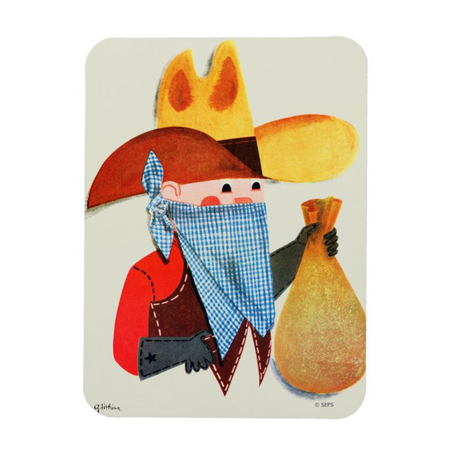 Magnet Flexible Les flics et les robots (Vertical)