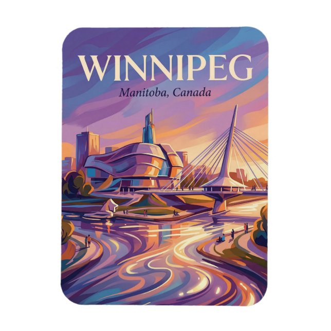 Magnet Flexible Les Fourches Canada (Vertical)