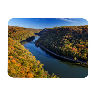 Magnet Flexible Les gorges de la New River à Hawks Nest State Park
