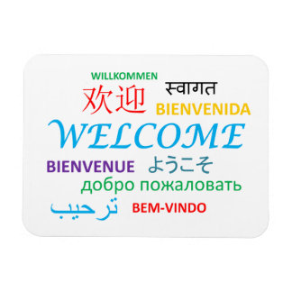 MAGNET FLEXIBLE LES GREETINGS DES LANGUES DE LA TERRE
