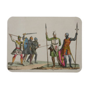 Magnet Flexible Les guerriers anglo-saxons, plaquent 14 'de