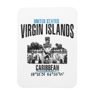 Magnet Flexible Les Îles Vierges