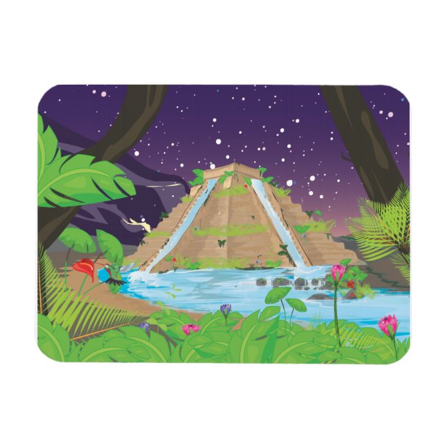Magnet Flexible Les jardins suspendus de Babylone (Horizontal)