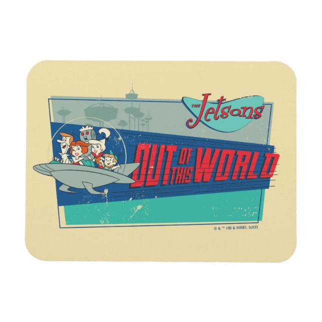Magnet Flexible Les Jetsons | Hors de ce monde (Horizontal)