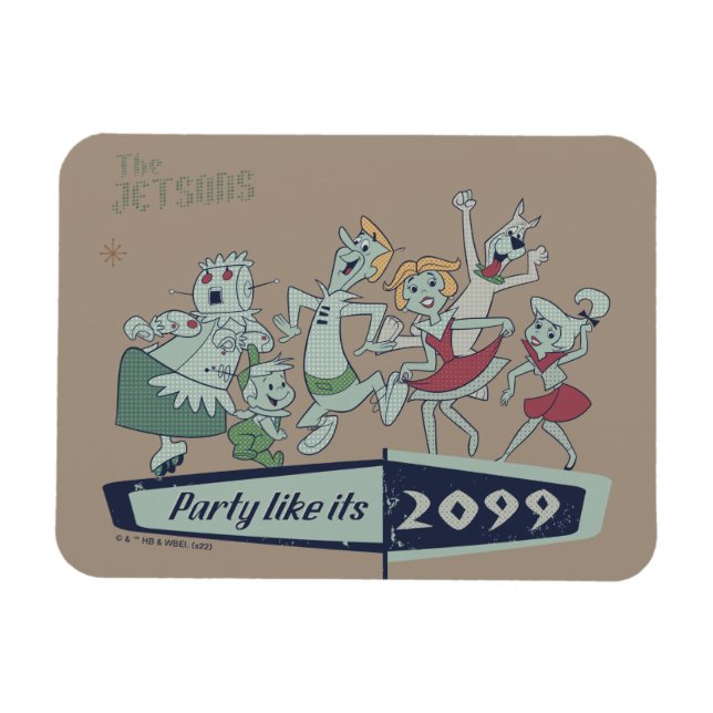 Magnet Flexible Les Jetsons | Party Like It's 2099 (Horizontal)
