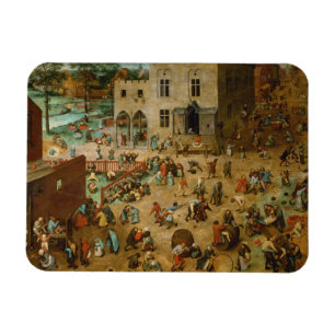 Magnet Flexible Les jeux Pieter Bruegel des enfants l'aîné