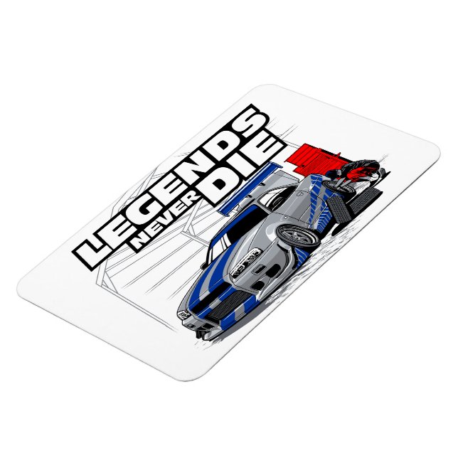 MAGNET FLEXIBLE LES LÉGENDES DE SKYLINE NE MEURTENT JAMAIS ! (Côté Gauche)