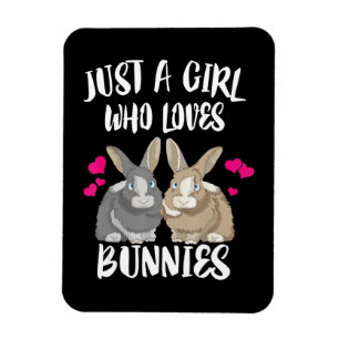 Magnet Flexible Les Loves Bunnies de Just Girl Bunny